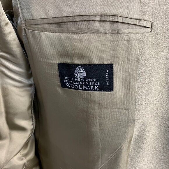 Vintage 90s Union Made Tradizioni Wool Two Button Blazer Sport Coat - Picture 8 of 15